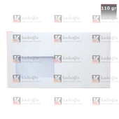 Asil Doğan Diplomat Zarf (500 lü) Extra Silikonlu Pencereli 10.5x24 110 GR Beyaz - 1