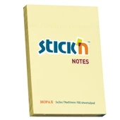 Hopax Stıckn Yapışkanlı Not Kağıdı (12 adet) 100 YP 76x51 Sarı 21006 - 2