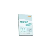Hopax Stıckn Yapışkanlı Not Kağıdı (12 adet) 100 YP 76x51 Eco Patel Mavi 21743 - 1