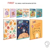 Gıpta Fırst Tel Dikiş Karton Kapak Defter A4 40 YP Kareli 5021-12 Lİ PAKET-12-LI-PKT - 2