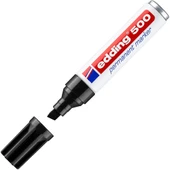 Edding Markör Permanent Kesik Uçlu 2-7 MM Siyah 500 (10 adet ) - 3
