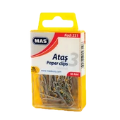 Mas Ataş Kristal Kutu Metal NO:3 60 LI 231 ( 12 adet ) - 1