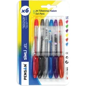 Pensan Tükenmez Kalem Jel Simli 1.0 MM Altın (12 paket) - 2