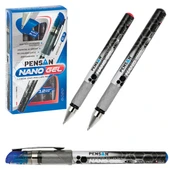 Pensan Roller Kalem Nano Gel Jel Bilye Uçlu 0.7 MM Siyah (12 li sadece kırmızı) - 1