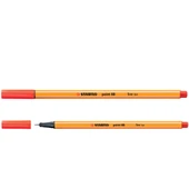 Stabilo Keçe Uçlu İnce Kalem ( 10 adet) 88 Point 0.4 MM Kızıl 88/48 - 2