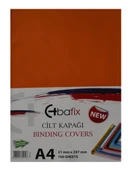Bafix Cilt Kapağı Plastik Opak A4 160 MIC Turuncu (100 lü) - 1