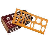 Yıldızlar Geometrik Şablon Cetvelli Atatürklü 25 CM(24 lü) 40 - 2