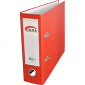 Elba Telgraf Klasör Plastik Lüx Geniş Kırmızı (10 adet) - 1