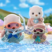 5804 Sylvanian Families Su Samuru Kız Kardeşler Ve Şnorkel Seti +3 Yaş - 3