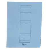 Bafix Tam Kapak Dosya Karton Mavi (1 paket 50 adet) - 1