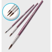 Samur Fırça Sulu Boya Extra Kalem Midilli Kıl 07 (12 adet ) - 2