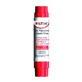 Fatih Sıvı Yapıştırıcı Solventsiz Çift Uçlu Şeffaf 30 ML-24-LI-PKT - 1