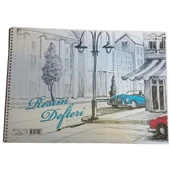 Çınar Resim Defteri Spiralli Krt Kpk 15 YP 24x34 33000-12-LI-PKT - 1