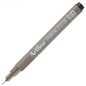 Artline Çizim Kalemi Drawing System 0.03 MM Uç Siyah EK-2303N - 1