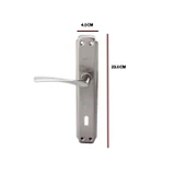 ( 5 Takım ) Oda Kapı Kolu + ( 2 Takım ) Wc Banyo Kapı Kolu Sağa Sola Uygun Tuvalet Kapı Kolu Seti - 4