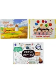 Defne Nebula Kaye Defter Plastik Kapak Çizgili 100 YP A4 100/1-6-LI-PKT - 1