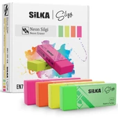 Silka Öğrenci Silgisi Neon( 24 lü) Art.3 - 1