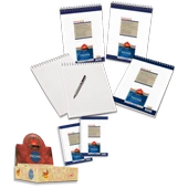 Gıpta Bloknot Prisma Spiralli Karton Kapak Çizgili 100 YP A4 1376-6-LI-PKT thumbnail 1