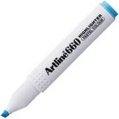 Artline Fosforlu Kalem Kesik Uç 1,0-4,0 MM Pastel Mavi (12 adet) 660 - 1