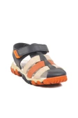 Ayakmod Lacivert Turuncu Cırtlı Erkek Çocuk Spor Sandalet 173101 P - 3