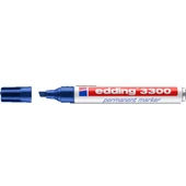 Edding Markör Permanent Kesik Uçlu 1-5 MM Mavi 3300 (10 lu paket) - 1