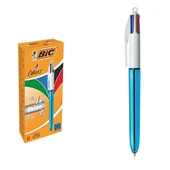 Bic Tükenmez Kalem Shıne 4 Colours Mavi Gövde 12 Lİ 949896 thumbnail 2
