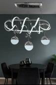 Kuzey Yemek Masası 3 Toplu İthal Led Avize - 8