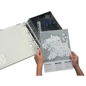 Durable Delikli Sırtlık Şeffaf 30 Syf 2902-50-PKT - 1