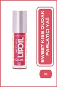Golden Rose Sweet Kiss Lip Oil Gloss 03 Berry Pink Dudak Parlatıcısı - 1