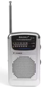KK19 AM FM Taşınabilir Radyo Pille Çalışan Çift Bantlı Radyo Teleskopik Antenli Müzik Çalar Retro Radyo Dahili Hoparlör - 1