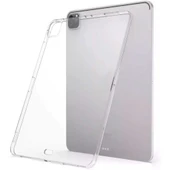 Apple iPad Pro 12,9 inç 4 / 5 / 6 Nesil Uyumlu Şeffaf Silikon Tablet Kılıfı thumbnail 3
