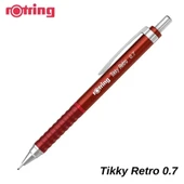 Rotring Versatil Kalem Tıkky Retro Metalik Kırmızı 0.7 MM 2202631-12-PKT - 1