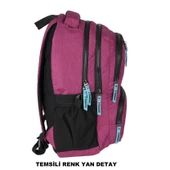 Relaxion Su Geçirmez Çok Gözlü Okul Sırt Çantası Mavi 2055 - 2