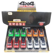 Asya Oyuncak Off-Road Çek Bırak Metal Araba KID.00062-12-PKT - 1