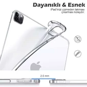 Apple iPad Pro 12,9 inç 4 / 5 / 6 Nesil Uyumlu Şeffaf Silikon Tablet Kılıfı thumbnail 2