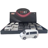 Ctoy Oyuncak Çek Bırak Kapıları Açılır Minibüs 1:32 CTOY-6632-09 - 1