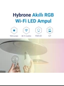 Hybrone LED RGB Wi-Fi Akıllı Ampul, 16 Milyon Renk, 900 Lümen, Uygulama ile Kontrol - 2