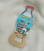 Magnet Açacak Gazoz Şişe Açacağı Mıknatıslı Buzdolabı Süsü Bayrak Kule - 1