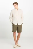 Regular Fit Gömlek Beige Beige M - 3