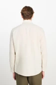 Regular Fit Gömlek Beige Beige XL - 2