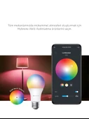 Hybrone LED RGB Wi-Fi Akıllı Ampul, 16 Milyon Renk, 900 Lümen, Uygulama ile Kontrol - 3