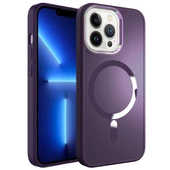 Apple iPhone 12 Pro Kılıf M-safe Wireless Şarj Özellikli Zore Stil Kapak - 1