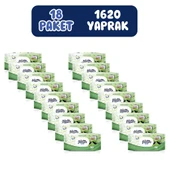 Familia Islak Havlu Yeşilin Tazeliği 18x90lı (1620 Yaprak) - 2