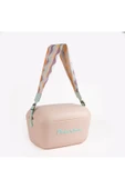 Polarbox  Prinkstyle Ondas Cyan Deri Kayışlı Pembe Mavi Soğuk ve Sıcak Tutucu Thermo Çanta 20 Lt - 1