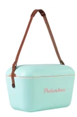 Polarbox  Prinkstyle Flower Classic Deri Kayışlı Turkuaz Pembe Soğuk ve Sıcak Tutucu Thermo Çanta 12 Lt - 3