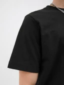 JCOSAGO LOGO SLUB TEE SS CREW NECK LN Black Black S - 5