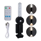 Ayt Ledx Mıktanıslı Rgb Renkli Usb Şarjlı 800 Mah 3 Kademeli Işıklı Sensörlü Duvar Aplik Led Aydınlatma Gece Lambası - 1