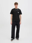 JCOSAGO LOGO SLUB TEE SS CREW NECK LN Black Black S - 4