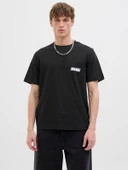 JCOSAGO LOGO SLUB TEE SS CREW NECK LN Black Black S - 1