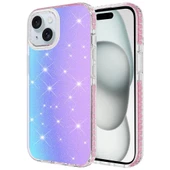 Apple iPhone 15 Plus Kılıf Parlak Renk Geçişli Zore Velle Kapak thumbnail 1